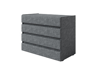 Комод Орматек Prime (Ткань: Велюр Gratta 4 Серый космос) 105x55