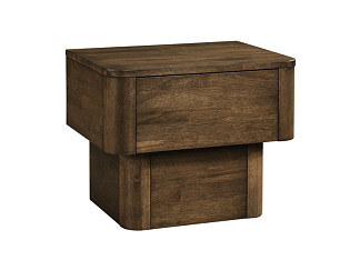 Тумба прикроватная Ларен 50x42 Древесный темный