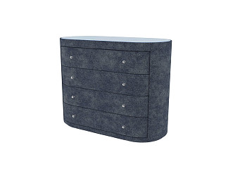 Комод Verda Classic (Ткань: Микрошенилл Rialto Синий апатит) 53x106