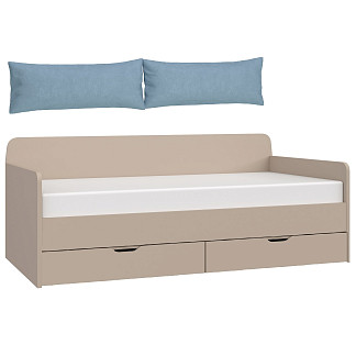 Кровать-диван (беж) (900)+ящик G3A+подушки Teddy 924 Soho беж