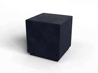 Пуфик Verda Пуф Modern (Ткань: Микровелюр Laska 32 Синий кит) 41x41