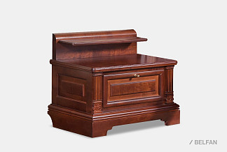 Тумба прикроватная "Престиж"; ГМ 5983; мокко