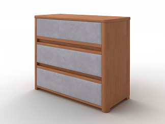 Комод Орматек Wood Soft (Ткань: Микровелюр Антик (сосна) с брашированием/Laska 05 Утренний туман) 90x40