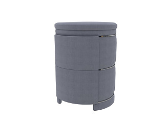Тумба Verda Art Deco (Ткань: Микровелюр Marino 30 Графит) 53x54