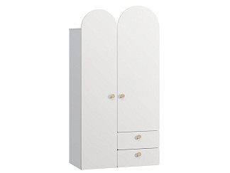 Шкаф детский Арчи 2-100x196 Белый