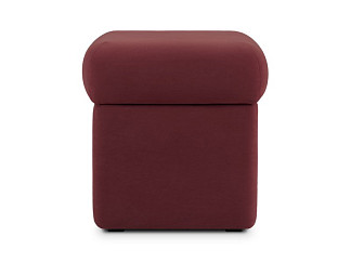 Пуф Палси Велюр Бордовый