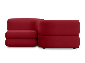 Диван модульный Brera-2 Velour Cherry