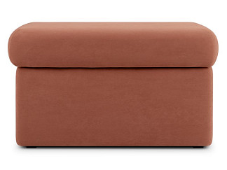 Пуф Палси-2 Велюр Терракотовый