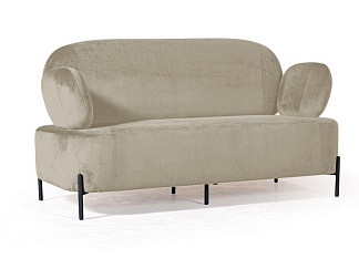 Орматек с металлическими опорами Dream (Ткань: Велюр Barkhat 25 Серый) 73x152