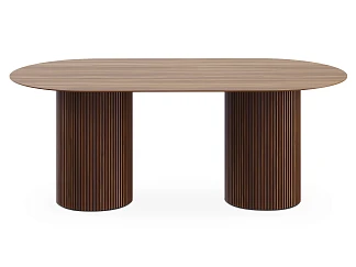 Стол обеденный овальный Mono Stripe 200х100