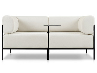 Диван модульный Нолан 2 Шенилл Белый