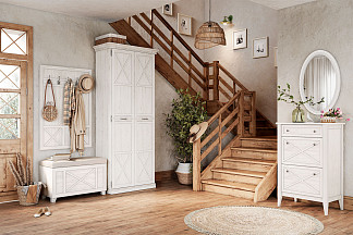 Комплект мебели для прихожей Кантри 3 (6 элементов)