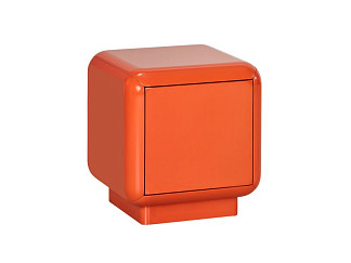 Тумба прикроватная Венда 1.1-45x49 Оранжевый Глянец