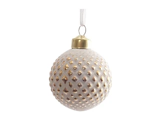 Елочное украшение Шар точка 6 см