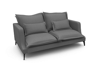Орматек Mores 2-х местный Soft (Ткань: Шенилл Canvas graphite) 104x186