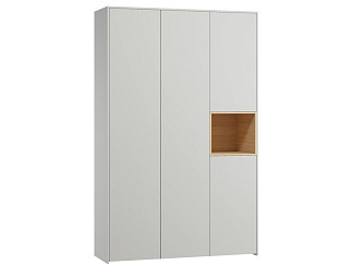 Распашной шкаф Висмар 3-153x240 Пепельный