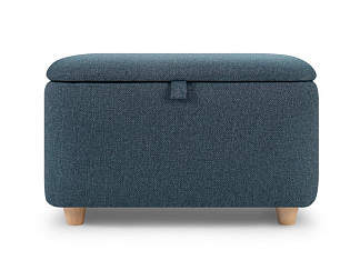 Банкетка Аймо Textile Blue