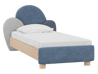Кровать Терри 90 Букле Голубой