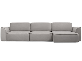 Диван угловой Спейс-2 Velvet Smoke