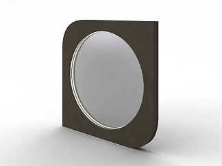 Зеркало Орматек настенное Luna (Ткань: Микровелюр Laska 53 Можжевельник) 91x6