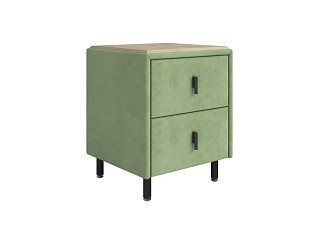Тумба Орматек Sofix (Велюр/ЛДСП Casa Яблоневый/Бунратти) 45x45