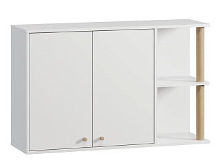 Шкаф навесной Лэтти 2-110x69 Белый