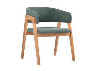 Стул Мэвис Букле Зеленый/Натуральный
