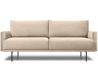 Диван прямой Мисл Barhat Beige