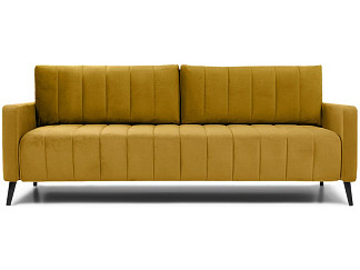 Диван прямой Маркфул Velvet Yellow