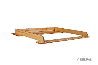 Надстройка комода "Хельсинки" для пеленания; белый воск+антик