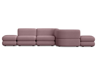 Диван модульный Brera-1 Velour Lilac