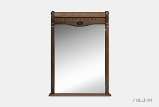 Зеркало "Лика"; табак с тёмной патиной