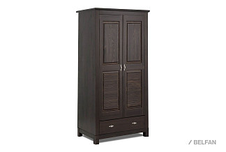 Шкаф для одежды 2-х дв. "Рауна" 21-180; колониал