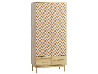 Распашной шкаф Тайрон 2-95x200 Розетта