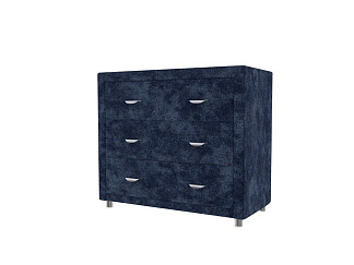 Комод Verda 2/4 (Ткань: Микрошенилл Rialto Сапфир) 92x48