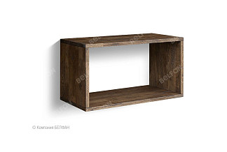 Полка настенная "Cube Design" 1; графит