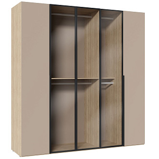 Шкаф пятистворчатый Некст со стеклом Некст
