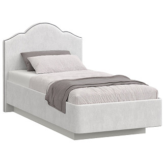 Кровать односпальная 90х200 Амели Монреаль серый