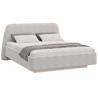 Кровать двуспальная Alba 160х200 Soho беж