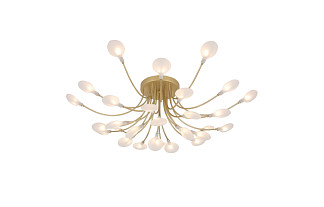Потолочная люстра Skein (золото) D880*H320 28*G4LED*3W