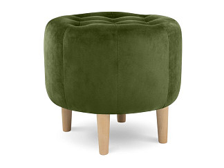 Пуф Орон Велюр Оливковый