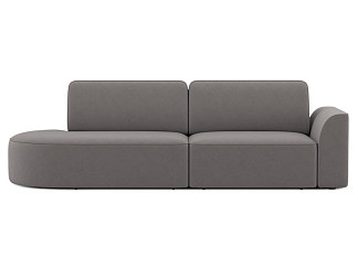 Диван модульный Спейс-М 1 Velvet Grey