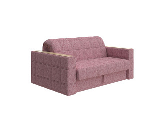 Орматек Диван-кровать прямой Ergonomic dream (ЛДСП+ткань Levis 62 Розовый/Ясень светлый) 158x211