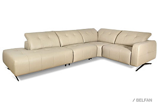 "Кенни" диван индивидуальной модификации; 4L+90+150+15ER; кожа 3080