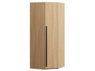 Угловой распашной шкаф Кимбол 80-50x200 Дуб Барбера