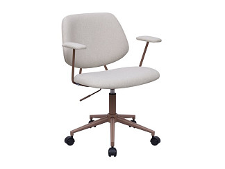 Офисное кресло Тингл-2 Рогожка Бежевый/Коричневый