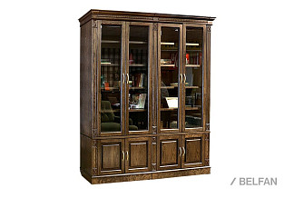 Набор мебели для библиотеки "Верди Люкс 4"; венге