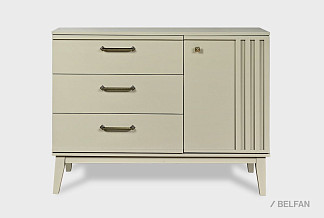 Комод "Чикаго" (3 ящика); агат