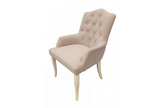 Кресло Леонардо, Д2 бежевое с опорами валенсия