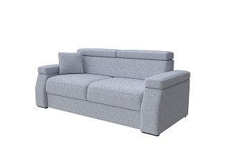 Орматек Диван-кровать Synergy Ergo (Ткань: Рогожка Levis 83 Светло-Серый) 160x196